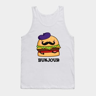 Bunjour Cute French Burger Bun PUn Tank Top